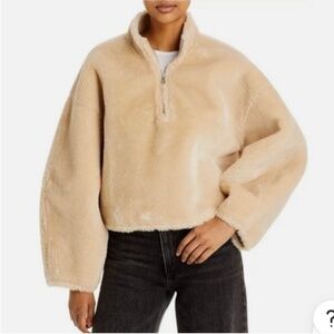 Jason Wu Faux Fur Tan Coat Size Medium